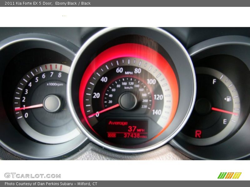 Ebony Black / Black 2011 Kia Forte EX 5 Door