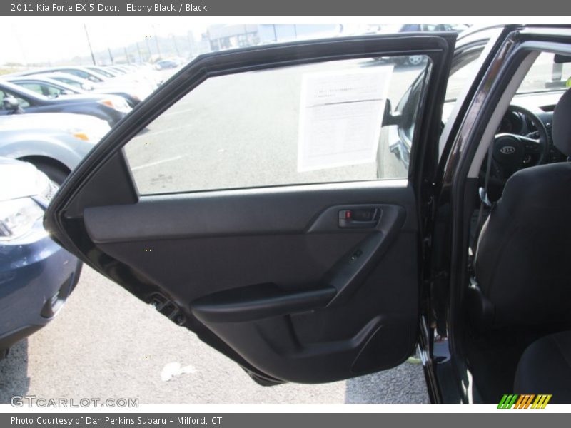 Ebony Black / Black 2011 Kia Forte EX 5 Door