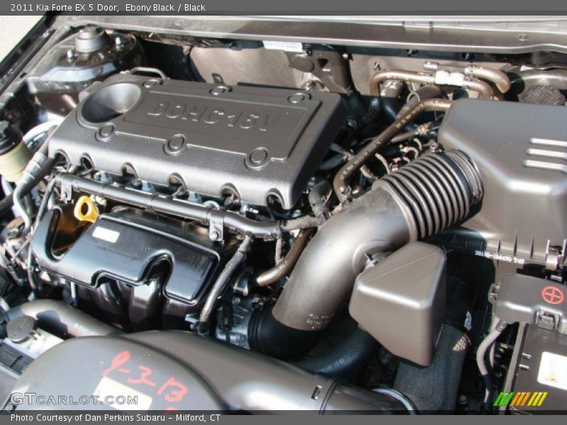 Ebony Black / Black 2011 Kia Forte EX 5 Door