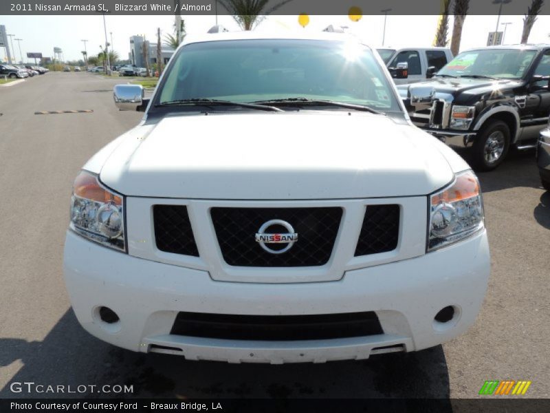 Blizzard White / Almond 2011 Nissan Armada SL