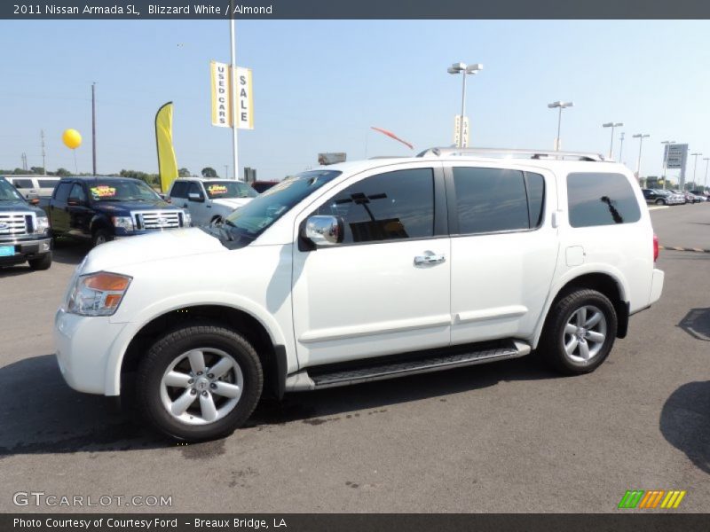 Blizzard White / Almond 2011 Nissan Armada SL