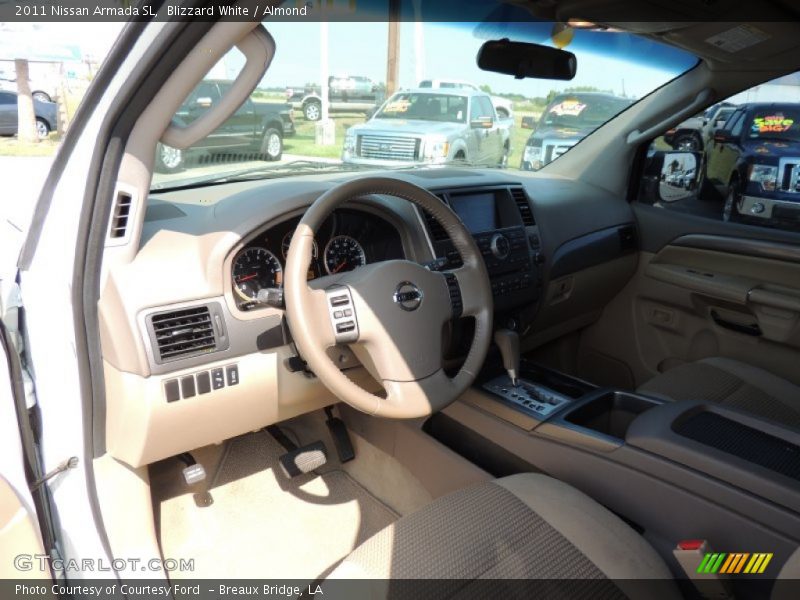 Blizzard White / Almond 2011 Nissan Armada SL