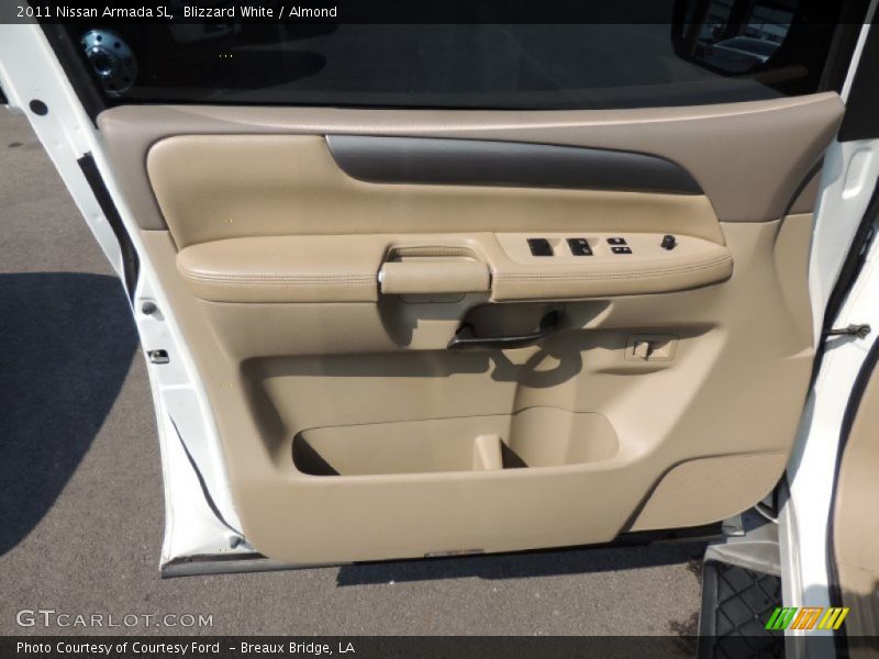 Blizzard White / Almond 2011 Nissan Armada SL
