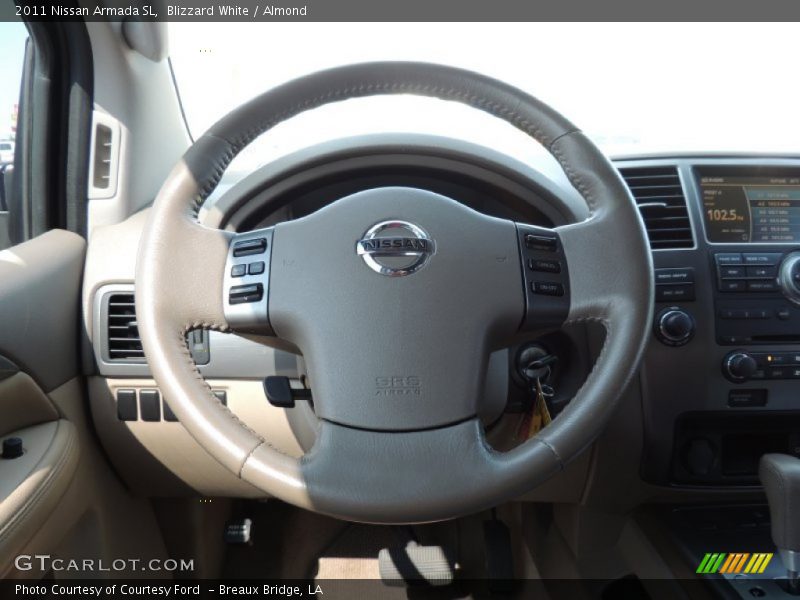 Blizzard White / Almond 2011 Nissan Armada SL