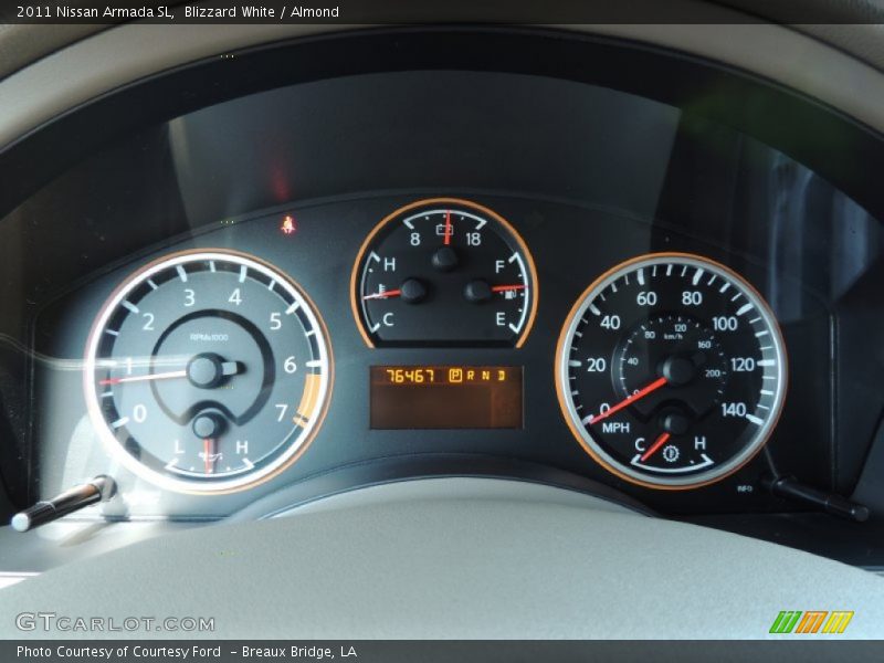Blizzard White / Almond 2011 Nissan Armada SL