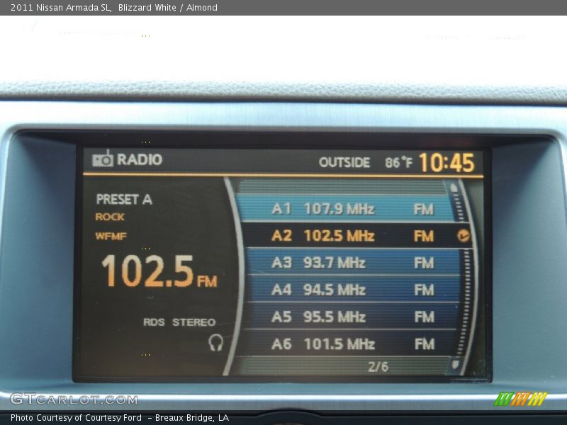 Blizzard White / Almond 2011 Nissan Armada SL