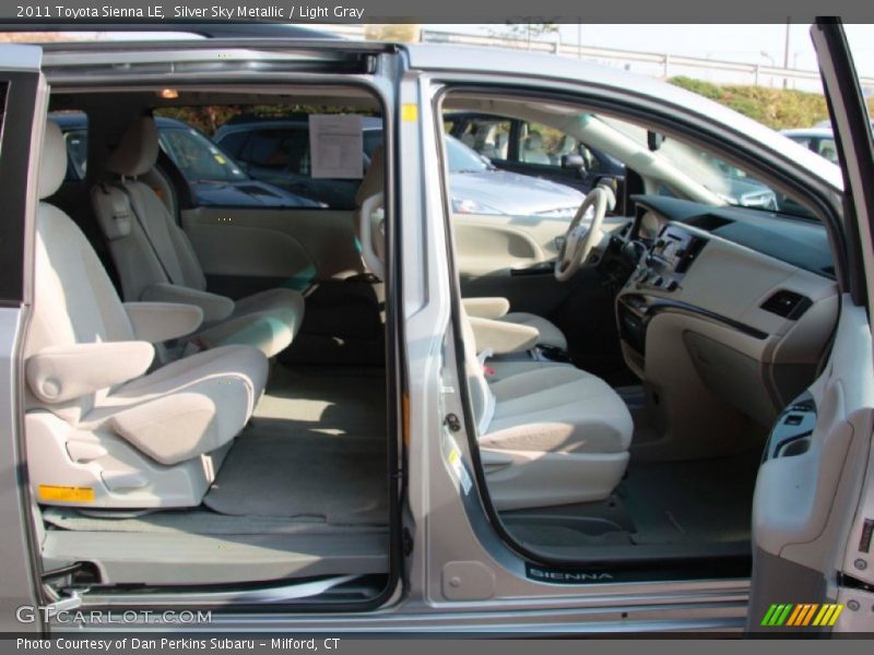 Silver Sky Metallic / Light Gray 2011 Toyota Sienna LE