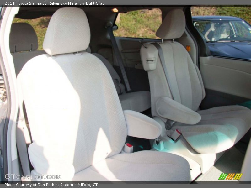 Silver Sky Metallic / Light Gray 2011 Toyota Sienna LE