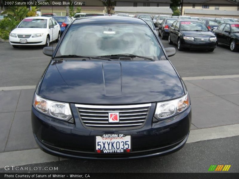 Deep Blue / Gray 2007 Saturn ION 2 Sedan