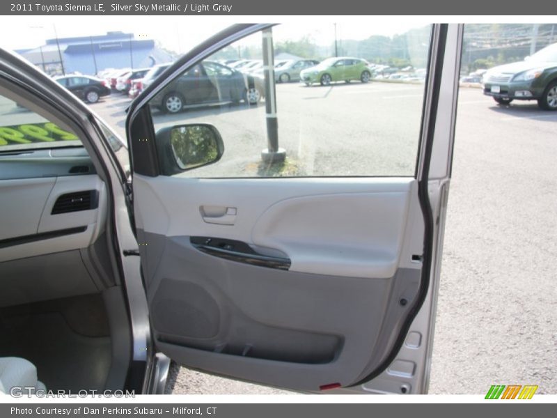 Silver Sky Metallic / Light Gray 2011 Toyota Sienna LE