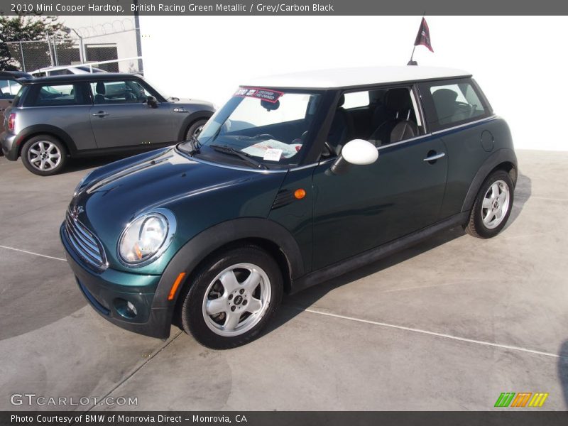 British Racing Green Metallic / Grey/Carbon Black 2010 Mini Cooper Hardtop
