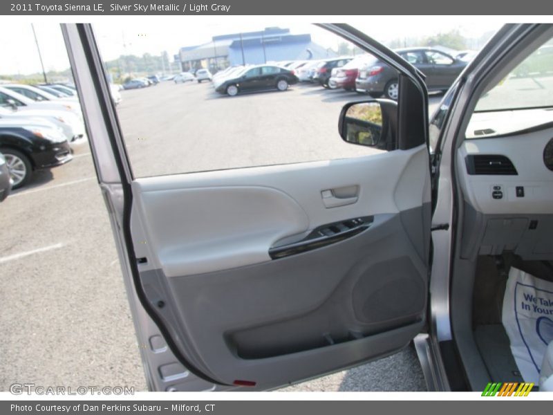 Silver Sky Metallic / Light Gray 2011 Toyota Sienna LE