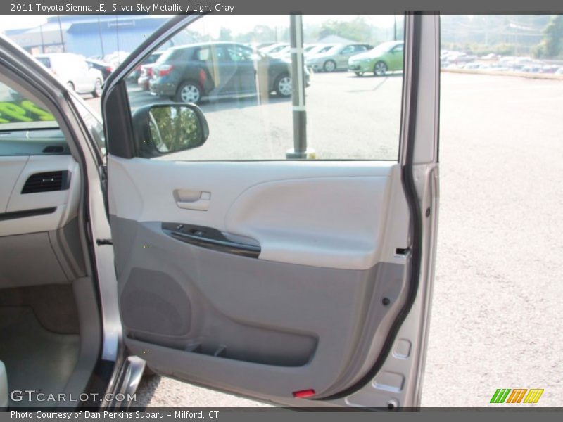 Silver Sky Metallic / Light Gray 2011 Toyota Sienna LE