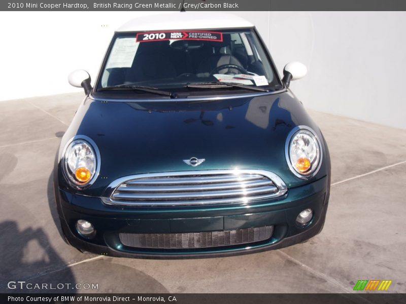British Racing Green Metallic / Grey/Carbon Black 2010 Mini Cooper Hardtop