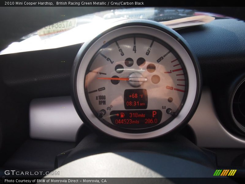British Racing Green Metallic / Grey/Carbon Black 2010 Mini Cooper Hardtop