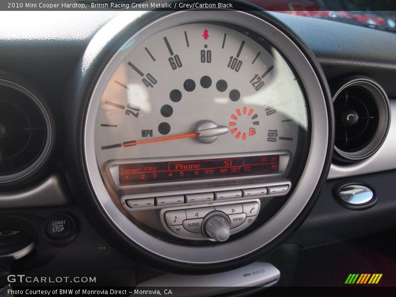 British Racing Green Metallic / Grey/Carbon Black 2010 Mini Cooper Hardtop