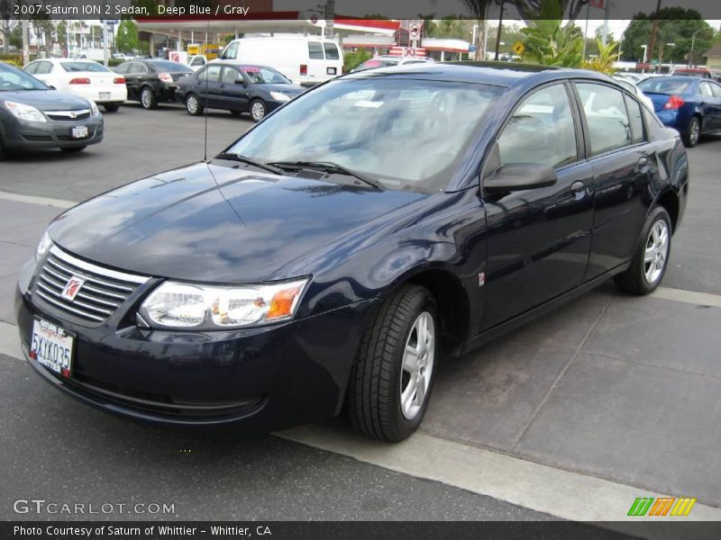 Deep Blue / Gray 2007 Saturn ION 2 Sedan