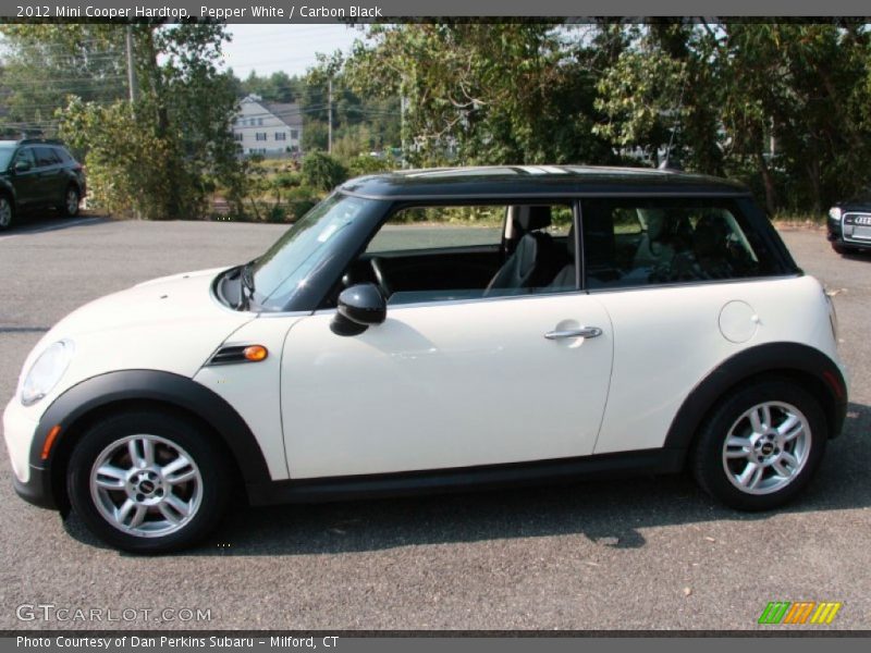 Pepper White / Carbon Black 2012 Mini Cooper Hardtop