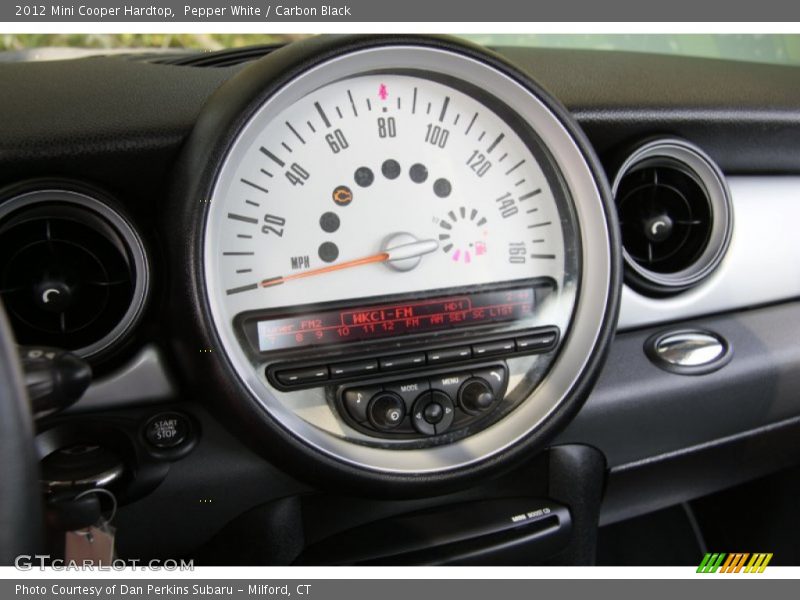 Pepper White / Carbon Black 2012 Mini Cooper Hardtop