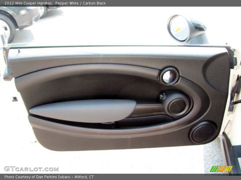 Pepper White / Carbon Black 2012 Mini Cooper Hardtop