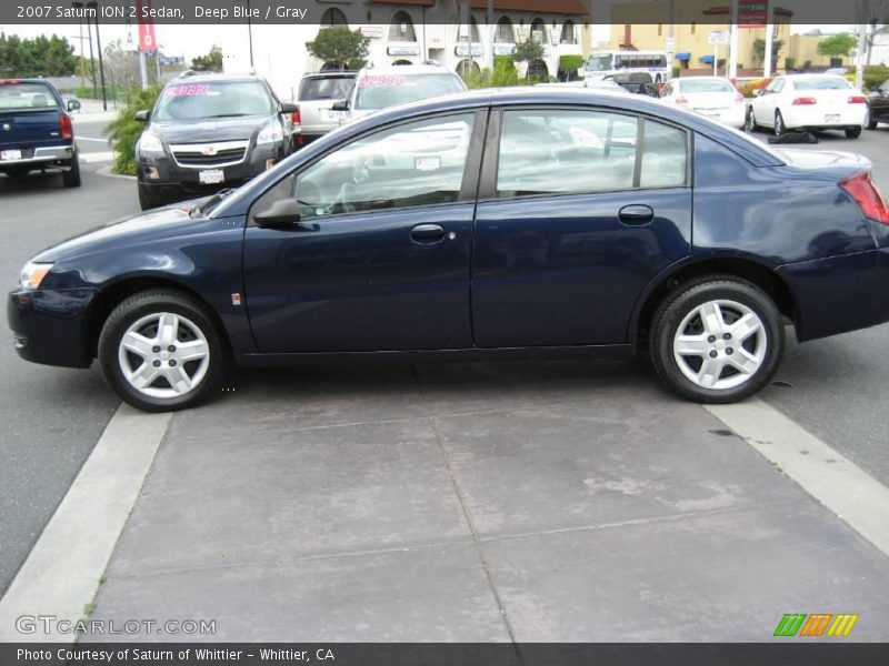 Deep Blue / Gray 2007 Saturn ION 2 Sedan