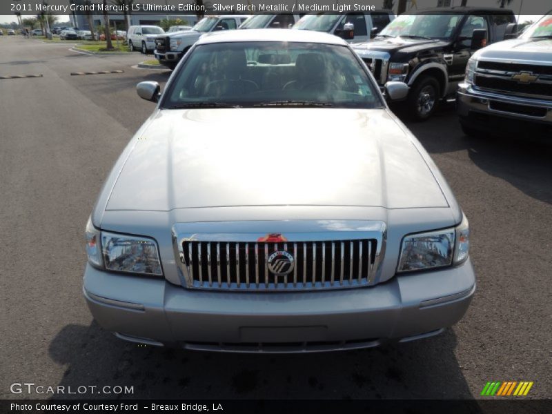 Silver Birch Metallic / Medium Light Stone 2011 Mercury Grand Marquis LS Ultimate Edition