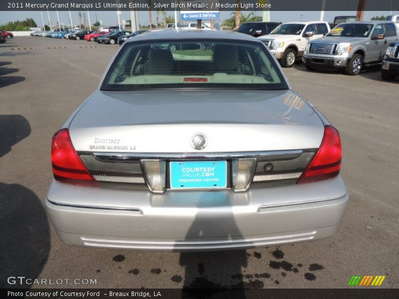 Silver Birch Metallic / Medium Light Stone 2011 Mercury Grand Marquis LS Ultimate Edition