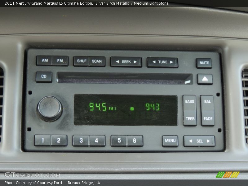 Silver Birch Metallic / Medium Light Stone 2011 Mercury Grand Marquis LS Ultimate Edition