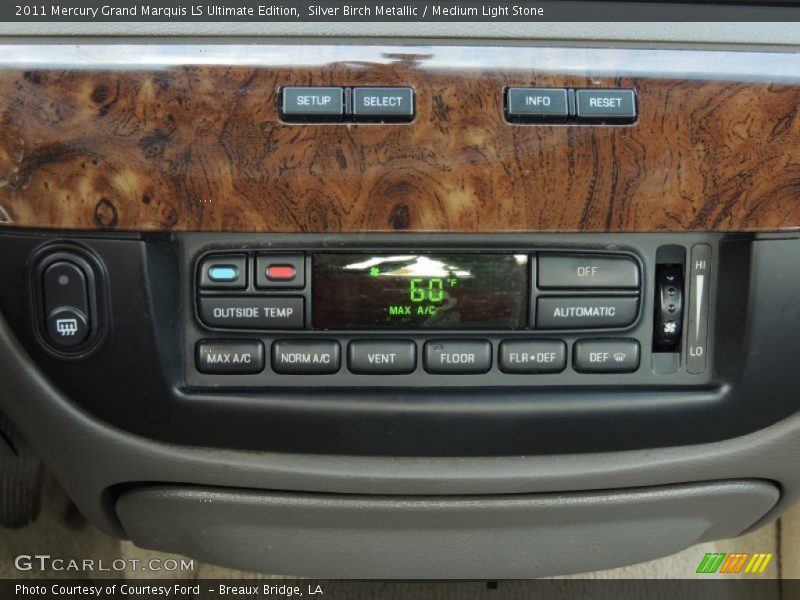 Silver Birch Metallic / Medium Light Stone 2011 Mercury Grand Marquis LS Ultimate Edition