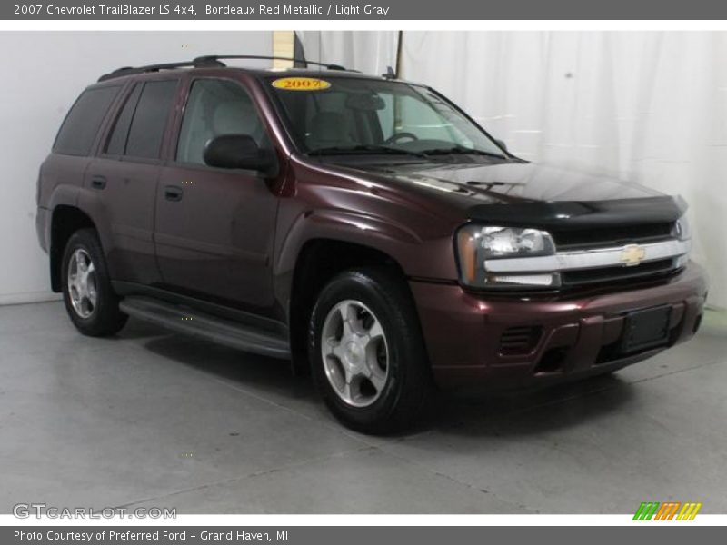 Bordeaux Red Metallic / Light Gray 2007 Chevrolet TrailBlazer LS 4x4
