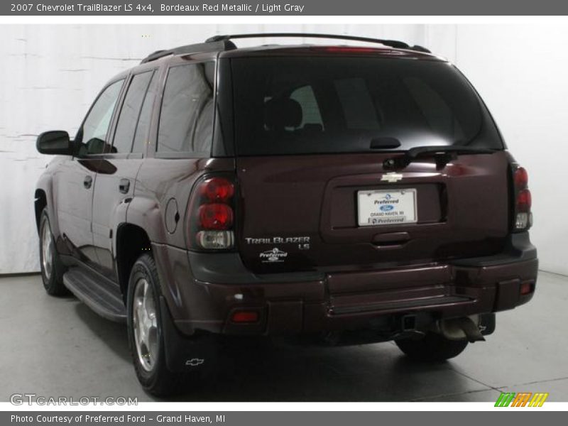 Bordeaux Red Metallic / Light Gray 2007 Chevrolet TrailBlazer LS 4x4