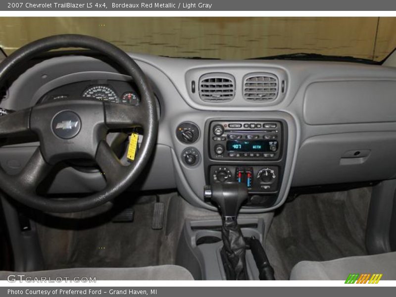 Bordeaux Red Metallic / Light Gray 2007 Chevrolet TrailBlazer LS 4x4