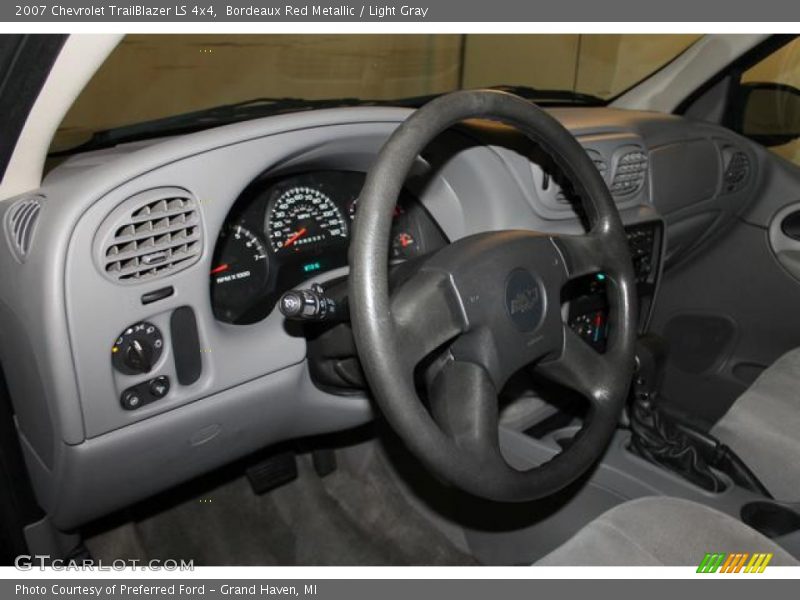 Bordeaux Red Metallic / Light Gray 2007 Chevrolet TrailBlazer LS 4x4