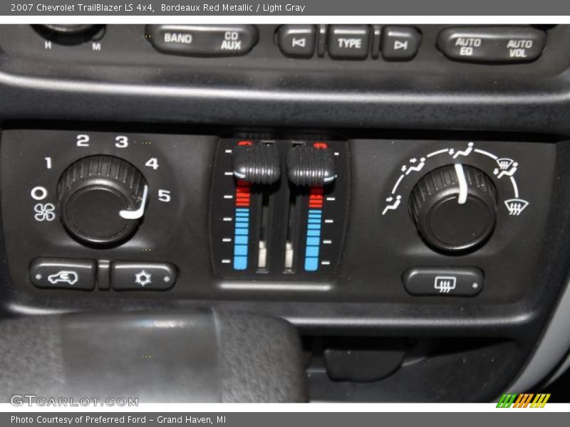 Bordeaux Red Metallic / Light Gray 2007 Chevrolet TrailBlazer LS 4x4