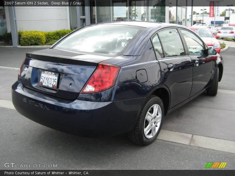 Deep Blue / Gray 2007 Saturn ION 2 Sedan