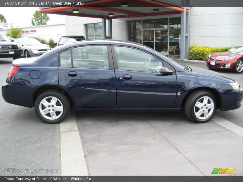 Deep Blue / Gray 2007 Saturn ION 2 Sedan