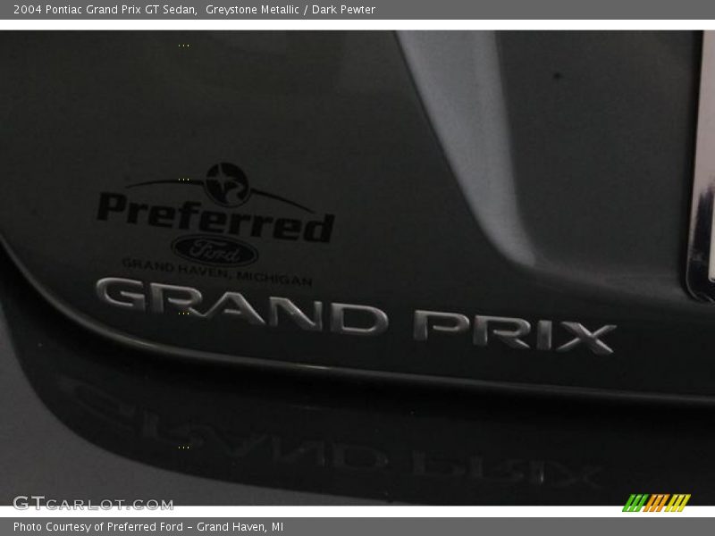 Greystone Metallic / Dark Pewter 2004 Pontiac Grand Prix GT Sedan