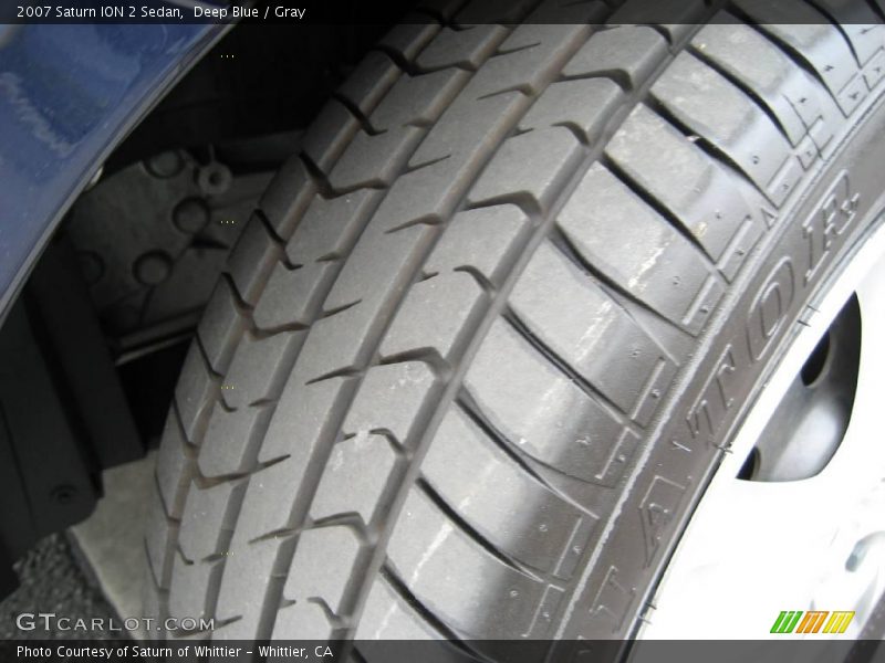 Deep Blue / Gray 2007 Saturn ION 2 Sedan
