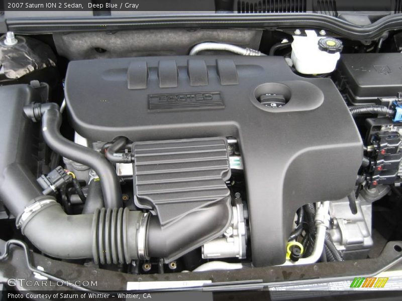 Deep Blue / Gray 2007 Saturn ION 2 Sedan