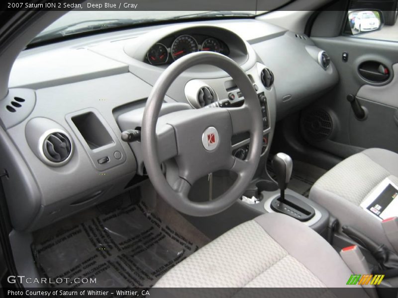 Deep Blue / Gray 2007 Saturn ION 2 Sedan