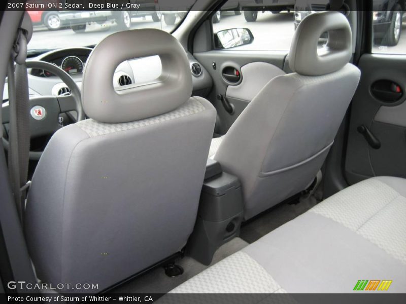 Deep Blue / Gray 2007 Saturn ION 2 Sedan