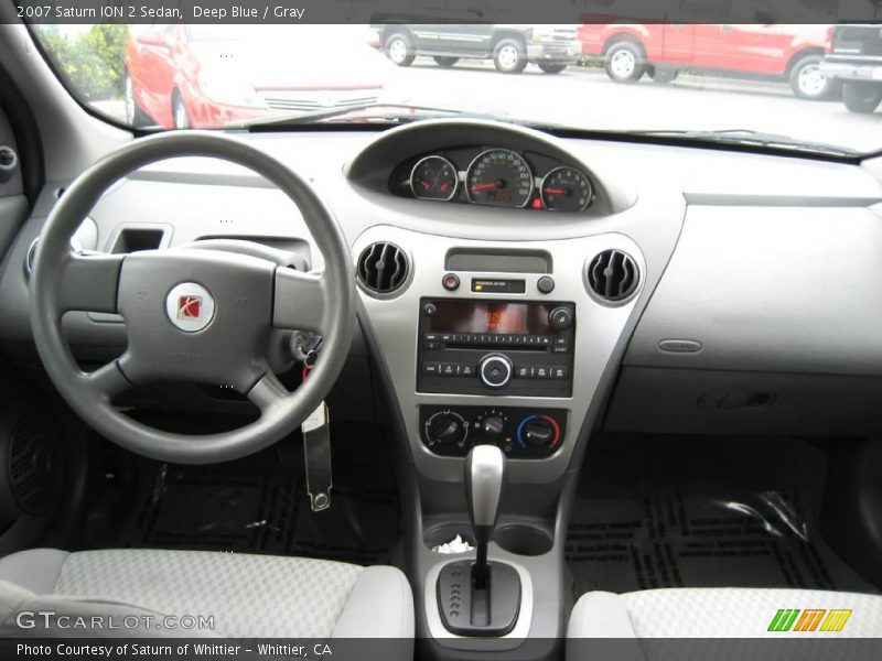 Deep Blue / Gray 2007 Saturn ION 2 Sedan
