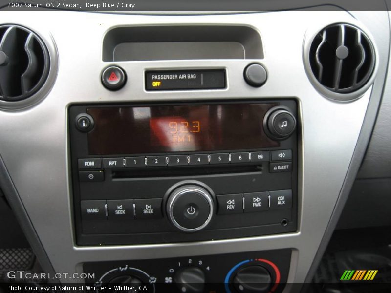Deep Blue / Gray 2007 Saturn ION 2 Sedan