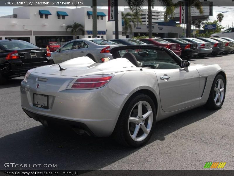 Silver Pearl / Black 2007 Saturn Sky Roadster