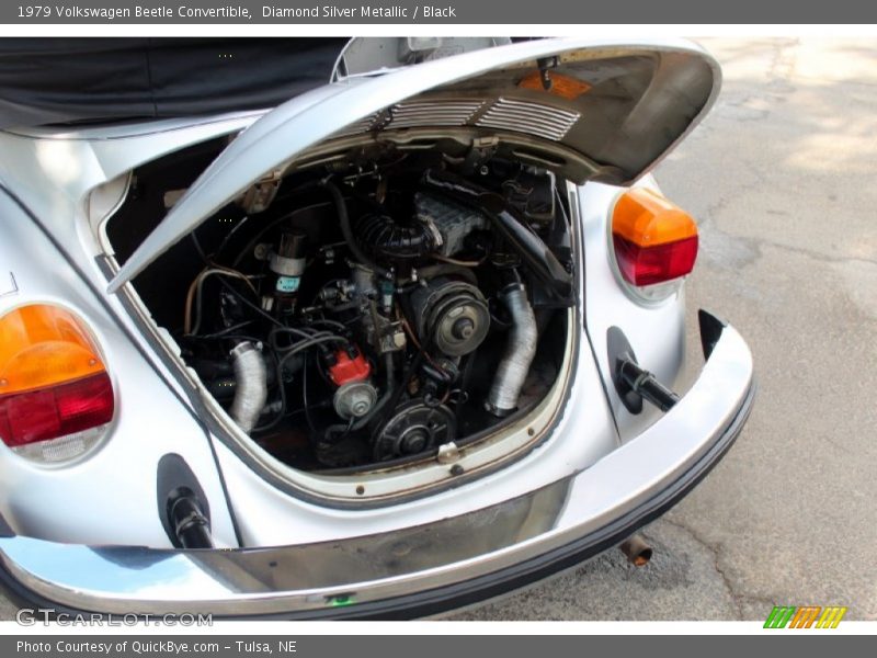 Diamond Silver Metallic / Black 1979 Volkswagen Beetle Convertible