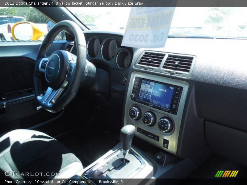 Stinger Yellow / Dark Slate Gray 2012 Dodge Challenger SRT8 Yellow Jacket