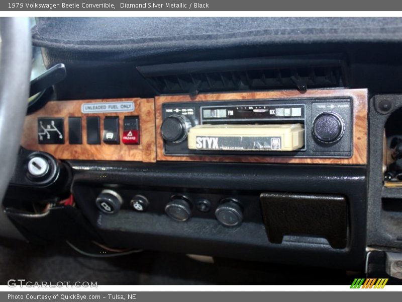 Diamond Silver Metallic / Black 1979 Volkswagen Beetle Convertible
