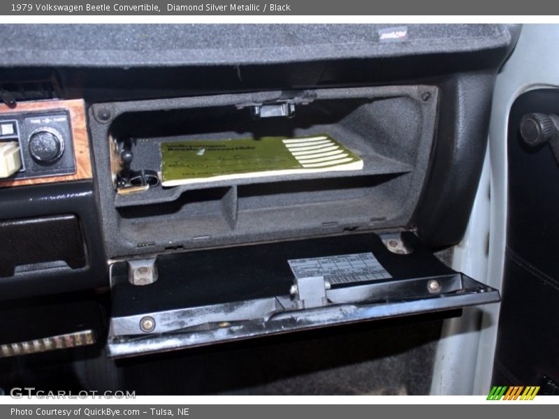 Diamond Silver Metallic / Black 1979 Volkswagen Beetle Convertible