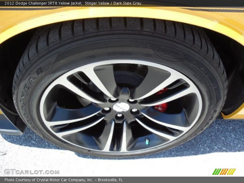  2012 Challenger SRT8 Yellow Jacket Wheel
