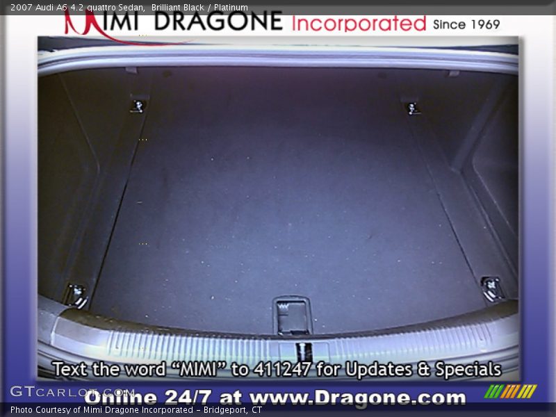 Brilliant Black / Platinum 2007 Audi A6 4.2 quattro Sedan